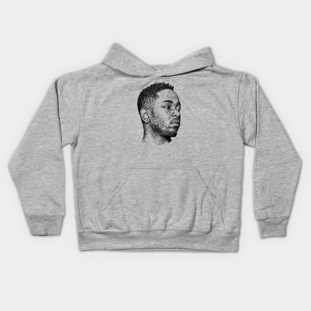 Kendrick Lamar Kids Hoodie by Joodls